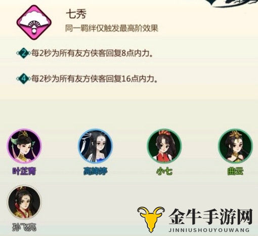 《剑网3》七秀羁绊搭配指南，指尖对弈攻略全解析