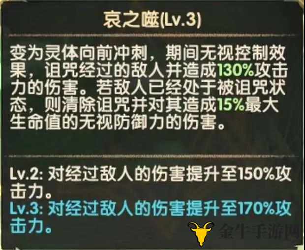 剑与远征忒萝玟技能介绍 忒萝玟技能效果一览