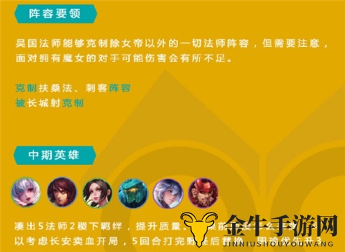 王者荣耀王者模拟战新版吴国法师玩法教学 最强吴国法师阵容推荐