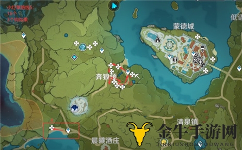 原神小灯草位置大全 小灯草采集路线一览