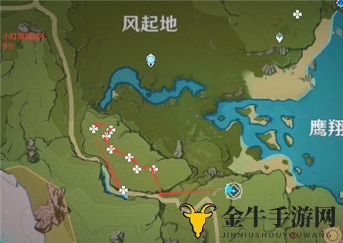 原神小灯草位置大全 小灯草采集路线一览