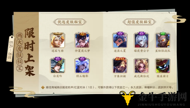 《王者荣耀》新皮肤宝藏揭晓，惊喜奖励一览无遗