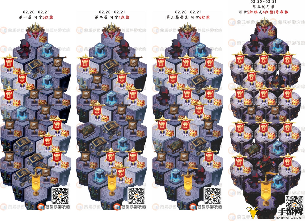 剑与远征2月20迷宫地图一览 2月20迷宫走法分享