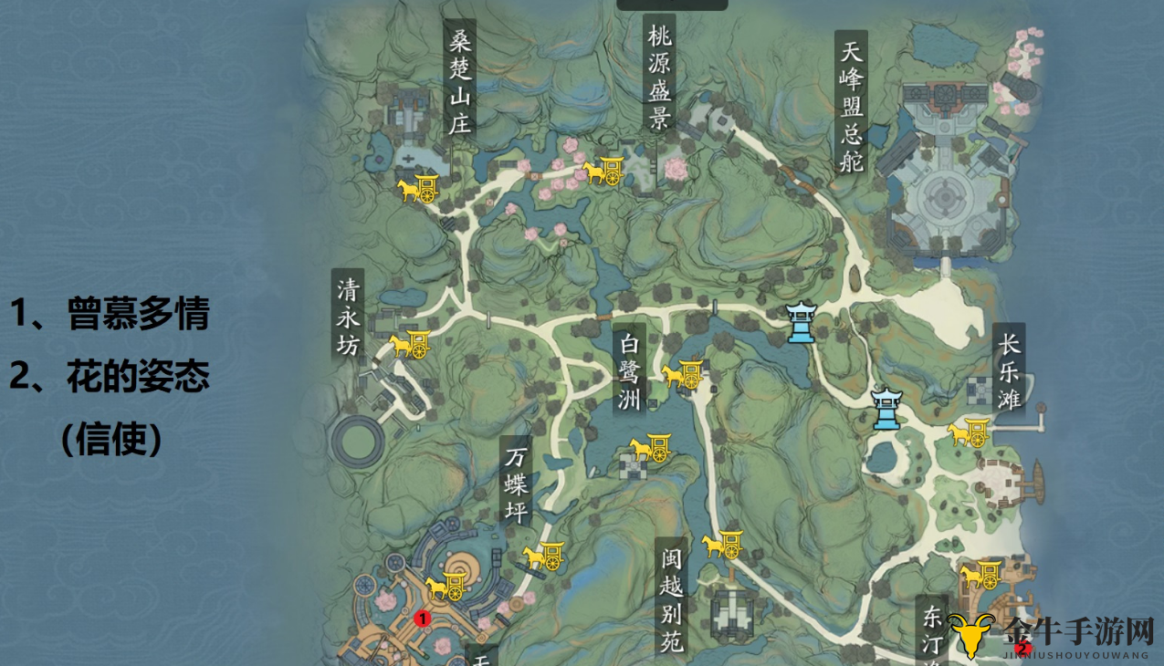 《天涯明月刀手游》东岳探险寻位攻略，触发技巧解析