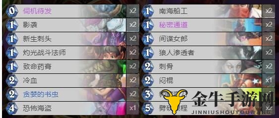 《炉石传说》快攻贼卡组搭建及策略揭秘，秘籍攻略全解析