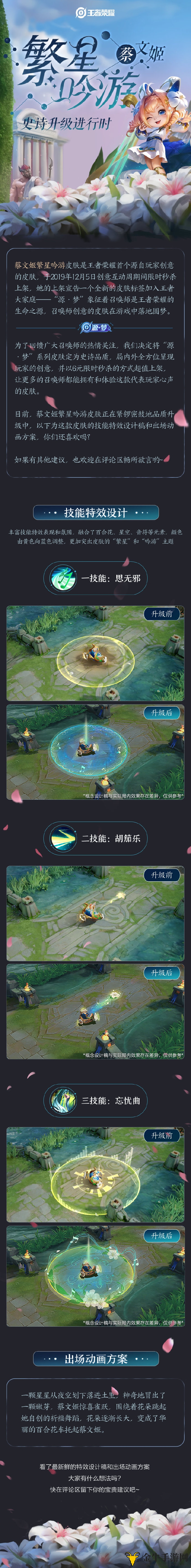 《王者荣耀》繁星皮肤焕新升级，蔡文姬史诗皮肤进度详解