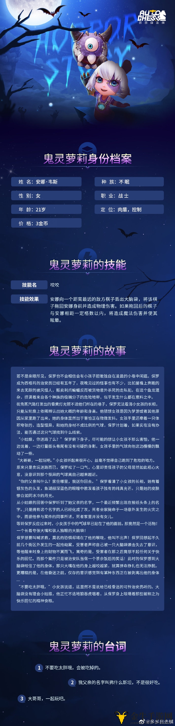 多多自走棋鬼灵萝莉攻略详析，技能揭秘与阵容搭配策略