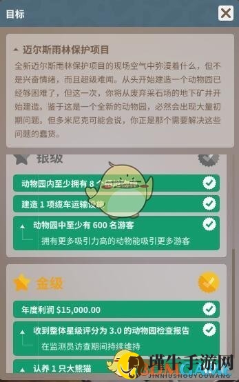 《动物园之星》迈尔斯雨林保护项目关卡攻略详解