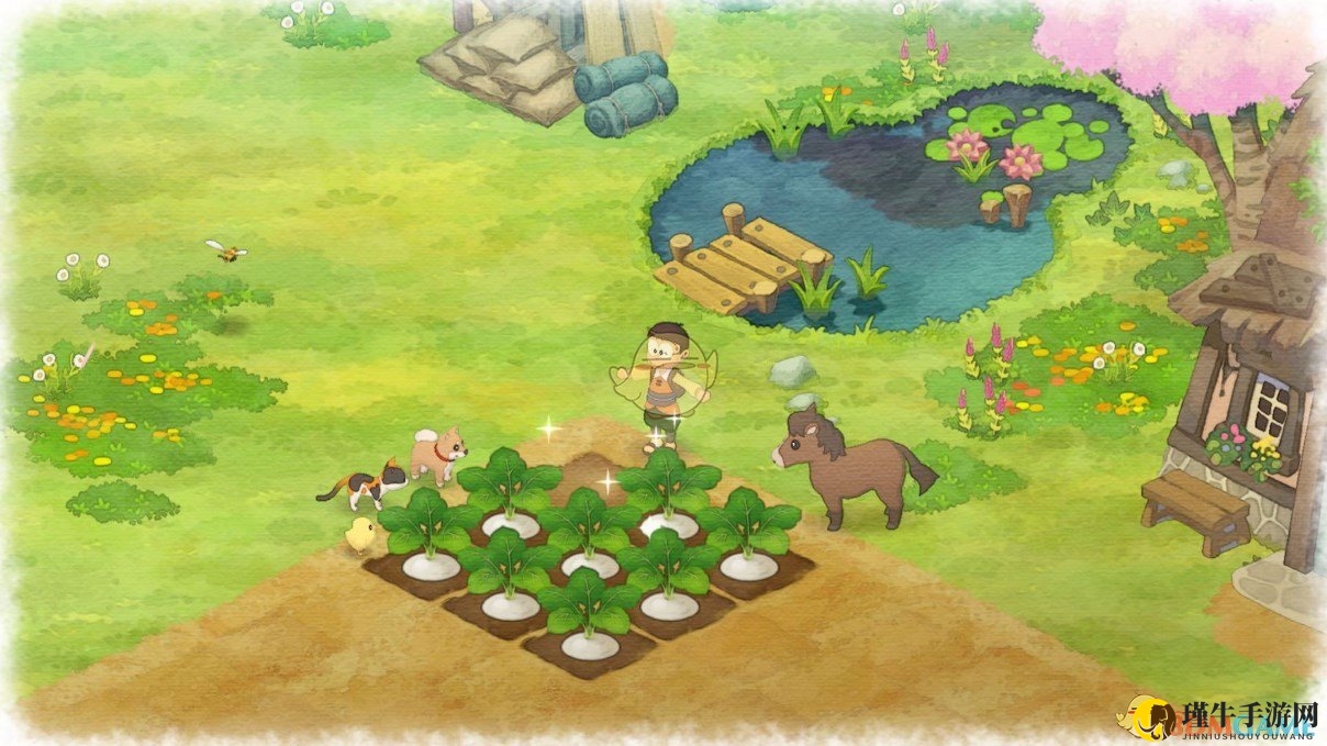 《哆啦A梦：大雄的牧场物语》如何轻松摘取芦荟