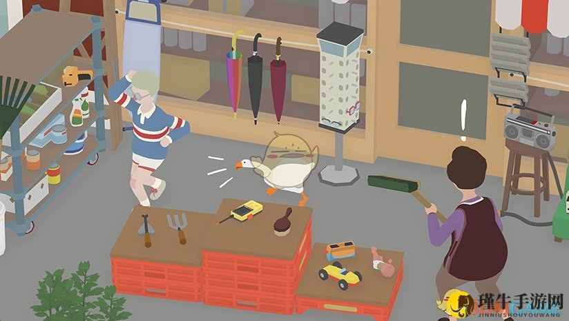 《捣蛋鹅》让那个男人把茶吐出来任务攻略