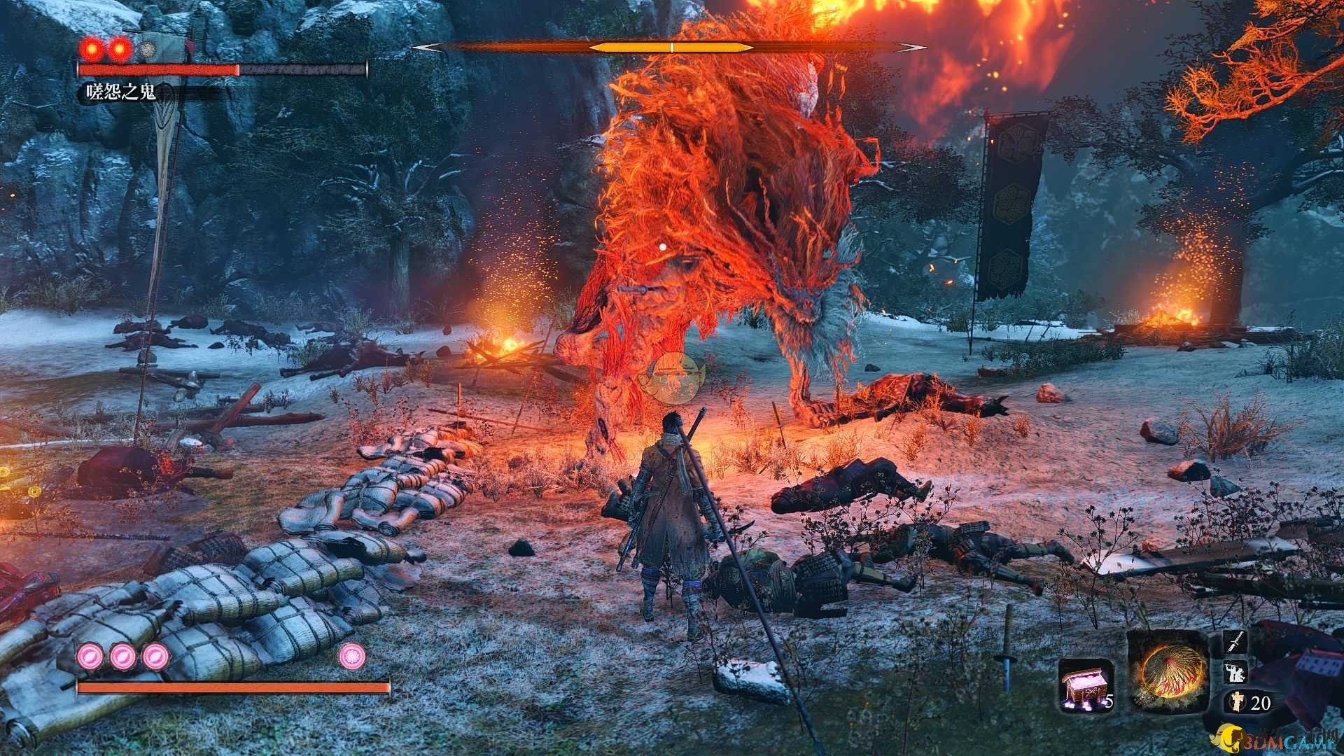 《只狼：影逝二度》挑战嗟怨之鬼攻略技巧解析