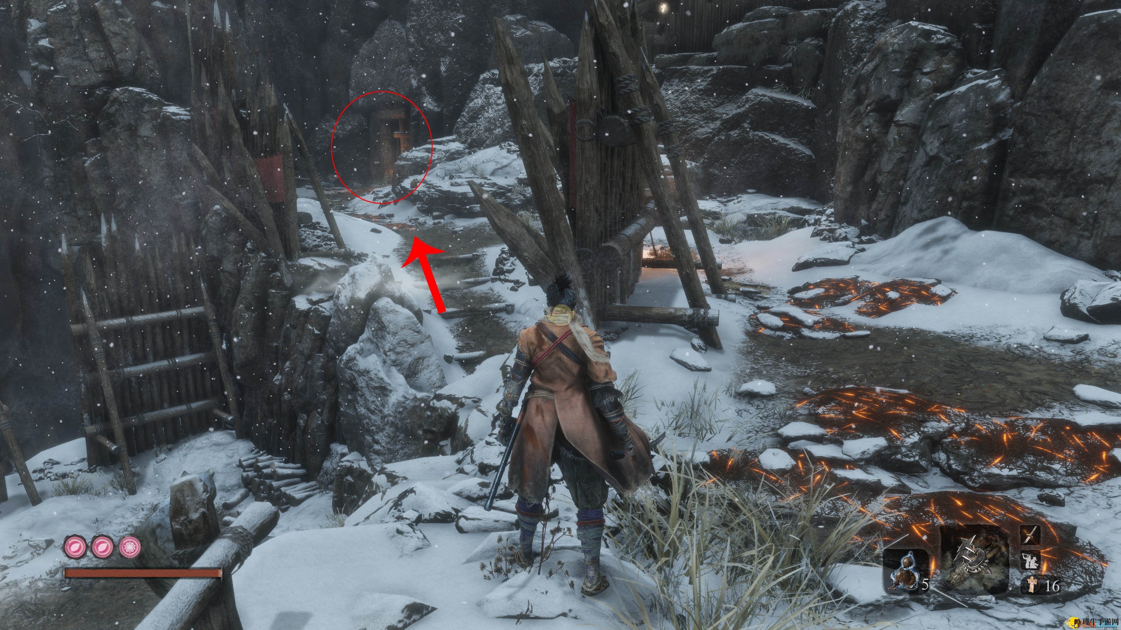 《只狼：影逝二度》长爪蜈蚣峰云打法攻略